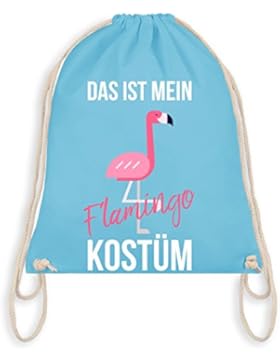 Karneval & Fasching - Das ist mein Flamingo Kostüm - Turnbeutel I Gym Bag
