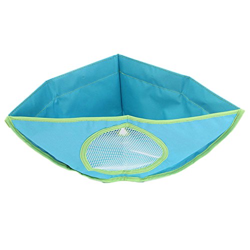 Preisvergleich Produktbild Chinatera Baby Badezimmer Spielzeug Wasserdicht Dreieck Aufbewahrung Tasche (Blau)