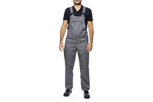 MAZALAT WORK WEAR Mazalat Lange Latzhose mit Multifunktionstaschen Berufsbekleidung für Handwerker, Maurer, Dachdecker, Schreiner, Elektriker und viele andere | Hohe Qualität Made in EU