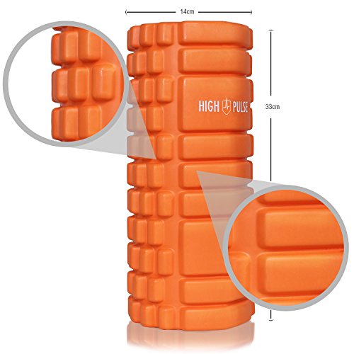 High Pulse Trigger Point Faszien Rolle – Vielseitiger Einsatz zum Training und als schonende Selbstmassagerolle zur Bekämpfung von Verspannungen und Muskelkater - 2