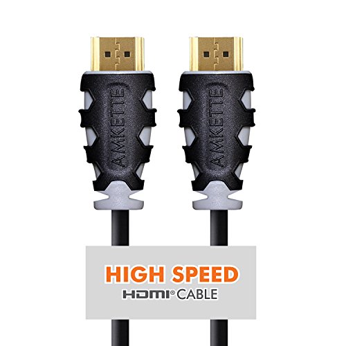 Amkette HDMI Highspeed Cable with ethernet 2.5m with Surround Sound RS.699 (50.00% Off) - Amazon Amkette HDMI Highspeed Cable with ethernet 2.5m with Surround Sound RS.699 (50.00% Off) - Amazon