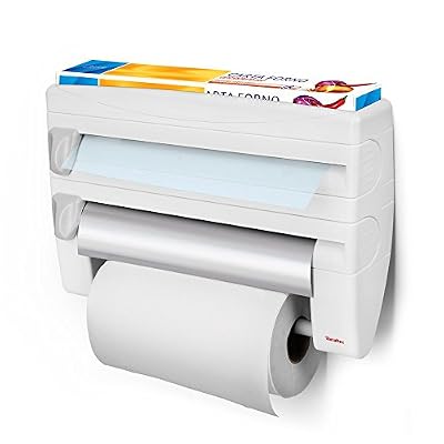 Metaltex Roll'n'Roll 254410 Support dvidoir rouleaux 4-en-1
