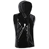 Reißverschluss als Verschluss, ärmellos mit Stehkragen, verziert mit Quasten und Nieten Details.