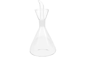 BESTonZON Glass Oil Cruet, 250ml Kitchen Olive Oil Dispenser with No Drip Bottle Spout, Glass Olive Oil Dispenser Bottle Small Oil Decanter, Olive Oil Pourer Kitchen Tool for Soy Sauce Vinegar Sauce