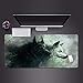 Produktbild Weißer und schwarzer Wolf Mauspad Spiel des Spielers Pad Computer Büro Tastatur Tisch Pad Mauspad 900 * 400 * 3mm