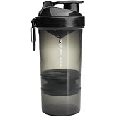 SmartShake O2GO i&ccedil;ecek şişesi, polipropilen, siyah, 600 ml