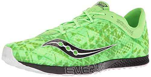 Saucony Mens Endorphin Racer Track Shoe Slime Black