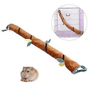 ASOCEA Cama de túnel Colgante para hámster, Jaula de Animales pequeña, Juguete para Erizo, Ardilla, Chinchilla, cobaya, Cerdo, azúcar, Deslizador, 0,04 kg, 12,47 13,64 20,08