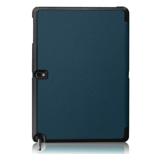 Fintie Samsung Galaxy Note 10.1 2014 Edition / Samsung Galaxy Tab Pro 10.1 T520 T525 Hülle Case – Ultra Slim Lightweight superleicht Stand Smart Shell Schutzhülle Cover Tasche Etui mit Auto Schlaf/Wach Funktion, Marineblau - 4