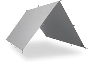 AQUAQUEST Tent-tarps, Nylon, Gray, 3 x 3 m