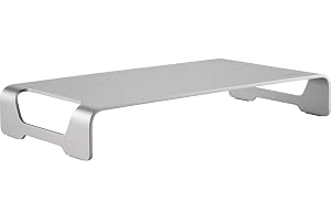 LogiLink TV-monitorhöjning av aluminium (tjocklek: 5 mm), max. belastning 20 kg, längd = 40 cm