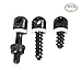 Produktbild RUNACC Sling Swivel Schrauben Flinten Sling Swivel Holzschrauben Sling Swivel Studs Schrauben Set für Standard QD Sling Swivels, schwarz, 3er Set