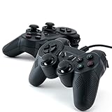 Produktbezeichnung: 2 x CSL USB Gamepad C180 für PC und Playstation 3 (mit Kabel)