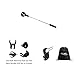 Produktbild POSMA br050b Golf 5 Abschnitt retrectable 2 m Golf Ball Retriever Bundle Set mit 4 Arten von Golf Ball Pick-up + 1 Playstation Repair Tool Pitchgabel + 1 Schwarz Cinch Sack Tragetasche