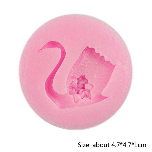 Trendy 3D Resin Blume geformt Schokoladenform Food Grade Plastic Subigkeit Ice Seife Fondant Kuchen Form Zufallige Farbe - 2