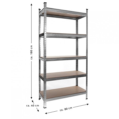 Rotfuchs® HLS04 Schwerlastregal mit 875 kg Tragkraft - 7