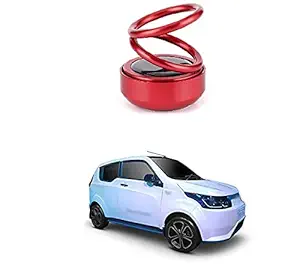 PRIKNIK Solar Energy Rotating Car Perfume with Long Lasting Organic Fragrance, Feel-Good Premium Car Air freshener Compatible with Mahindra e2o NXT