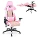Produktbild MACOShopde by MACO Möbel Gamer Racing Bürostuhl Schreibtischstuhl als Schalensitz/Sportsitz aus Kunstleder in rosa beige Creme