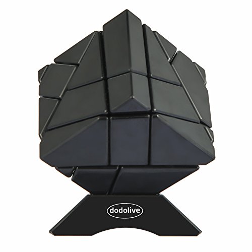 Dodolive 3X3X3 Abnormity Cube Ghost Cube Intelligence Stickerless Speed Puzzle Cube Ultra-Smooth Magic Cube,Black