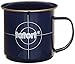 Produktbild moses. 86053 Tatort Der Emaille-Becher Tasse, blau, 9 cm