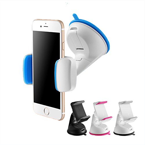 ORAELE KFZ PKW Auto Halterung fÃ¼r Smartphone Handy an Windschutzscheibe - Universal mit Kugelgelenk 360Â°drehbar Autohalterung Handyhalterung Armaturenbrett Windschutzscheibe Handyhalter Halter - Schwarz