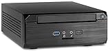  Inter-Tech MW-02 Carcasa de Ordenador Escritorio Negro - Caja de Ordenador (Escritorio, PC, ITX, Negro, 4 cm, RoHS, CE)