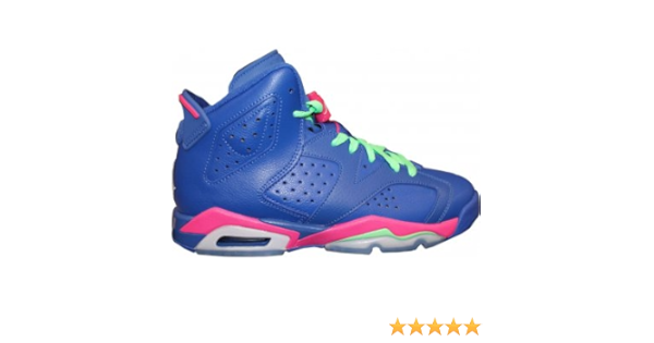 Nike AIR Jordan Retro 6 (GS) Baskets Enfant 543390-439-38.5-6 Bleu :  Amazon.co.uk: Shoes \u0026 Bags