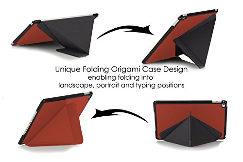 Forefront Cases® Neue Origami Hülle Tasche Case Cover für Apple iPad Pro 12.9 WIFI 128 GB Gold – 12,9″ Tablet – Rundum-Geräteschutz und intelligente Auto-Sleep-Wake-Funktion inkl. Eingabestift und Displayschutz - 3