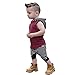 Produktbild Sannysis Kinder Junge Mit Kapuze Weste Tops + Shorts Hosen 2pcs Outfits(0.5-3Jahre) (Rot, 80)
