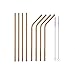 Produktbild TAOtTAO 8PC Lange Edelstahl Trinkhalme 20 Oz/30 oz Cups + Reinigungsbürste (Roségold)