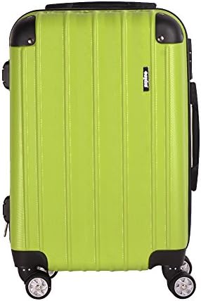 EFORINK Hard shell Lightweight Travel Luggage Suitcase 4 Wheel Spinner Trolley Bag ( 20", Aqua )