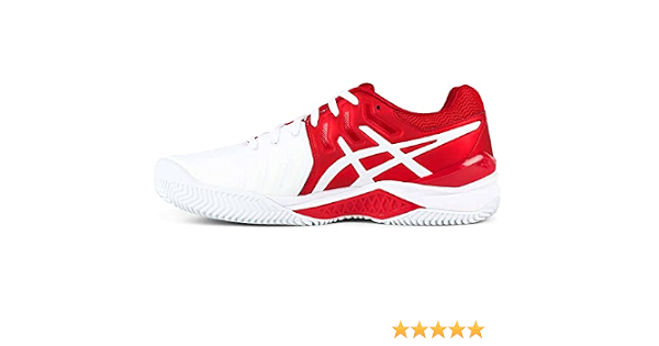Asics, Gel-Resolution Novak Clay, scarpe da tennis da uomo, Uomo, classic  red/white/silver, 48 EU : Amazon.it: Scarpe e borse