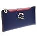 Generic Womens Bowknot Long Zip Clutch Pu Leather Wallet Purse Coin Card Deep Blue RS.512.00
