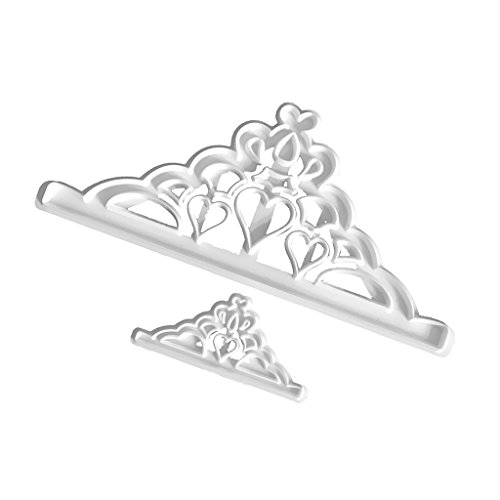 Gazechimp Backzubehör Set Keks Ausstecher Kuchen Plätzchen Ausstecherform – 2pcs Krone, 21×9.2cm - 6