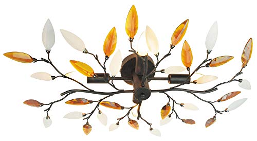 Preisvergleich Produktbild Rabalux 2849 Lilian, Deckenleuchte, Antik Braun