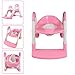 Nestling® Removable Children Baby Toilet Traning Ladder Step Kids Toilet Potty Seat Chair Kids Toddler Step Ladder 3 in 1 for Ages 12 Months and Over (Pink)