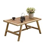 Los materiales de bambú le dan a la mesa un encanto único: en cualquier ambiente, los tonos naturales y cálidos se ven muy bien, ¡nunca querrás quitar la mesa!