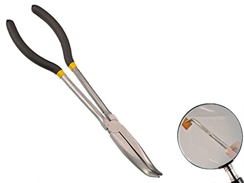 Spitzzange Lang Gebogen 90° 280 mm