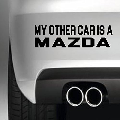 MY OTHER CAR IS A MAZDA BUMPER STICKER FUNNY BUMPER STICKER CAR VAN 4X4 WINDOW PAINTWORK DECAL GRAPHIC