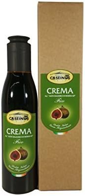 Balsamic Vinegar Cream exclusively made with Modena Balsamic Vinegar PGI - Fig flavour CASEINUS (Crema di Aceto Balsamico di Modena IGP ai Fichi) - 8.8 Oz. (250ml)