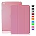Produktbild KHOMO iPad Mini 4 Hülle Case Rosa Transparent Gehäuse mit doppelten Schutz ultra dünn und leicht, Smart Cover - Clear Pink