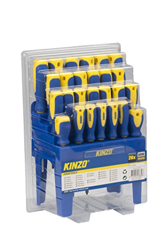 KINZO Screwdriver Set CR-V ST 26 Stück, 53839