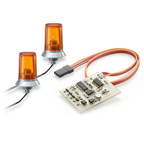 Preisvergleich Produktbild Carson Modellsport Rundumleuchte orange m. E. (2) 15x10mm