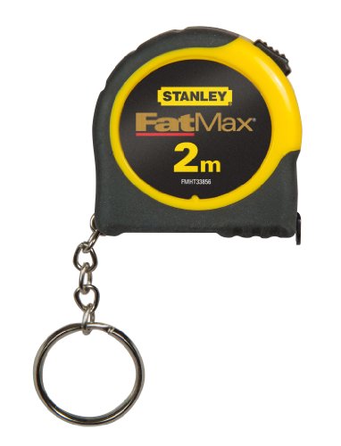 Stanley FatMax Bandmass Powerlock 2 m mit Schlüsselring, automatischer Bandrücklauf, Fetsstellmechanismus, FMHT0-33856 - 2