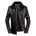 Produktbild Amphia Große Pelzkragenjacke für Herren - Dicke ReverslederjackeHerren Winter verdickt Thermal Short Fleece Mode Turn-Kragen Ledermäntel