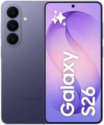 Samsung Galaxy S26 Smartphone AI, 256GB, 3 anni di Garanzia, Processore Avanzato, Assistente Foto, Creative Studio, Camera 50 MP, 4300 mAh, Cobalt Violet [Versione italiana]