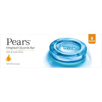 Pears Original Glycerin Soap Bar - Soft & Fresh Glow
