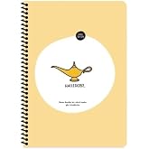 Keskin Color Hisli Şeyler A4 &Ccedil;izgili Spiralli Stickerli Defter Hallederiz