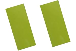 RECHERE 2pcs Knife Handle Liner Spacer G10 Green Knives Sword Gun Making Material 180X80X1mm