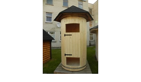 Junit Gartendusche Aus Holz Mit 1 2m Durchmesser Gartenhaus Amazon De Garten